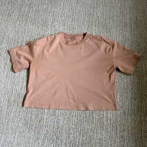 Everlane organic cropped tee